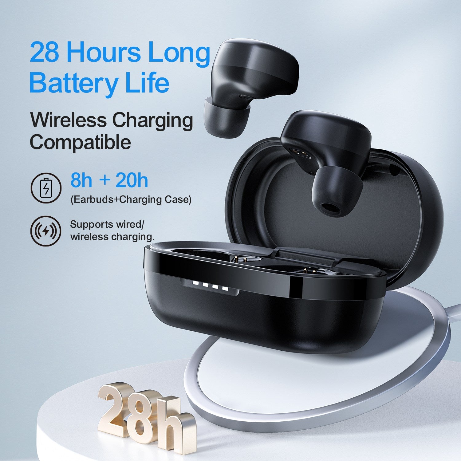 JOYROOM JR-TL1 Pro TWS Wireless Headset Mini In-Ear Earbuds IPX7 Waterproof Bluetooth Headphone Stereo Sound Earphones for Running Fitness Cycling JOYROOM JR-TL1 Pro TWS Wireless Headset Mini In-Ear Earbuds IPX7 Waterproof Bluetooth Headphone Stereo Sound Earphones for Running Fitness Cycling
